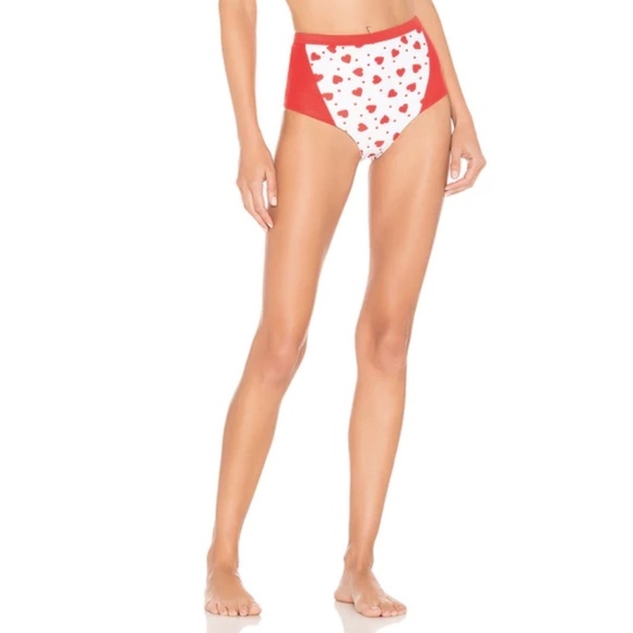 NWT Tularosa x Revolve Heartbreak High Waist Bikini Bottom Sz. M - Picture 4 of 4